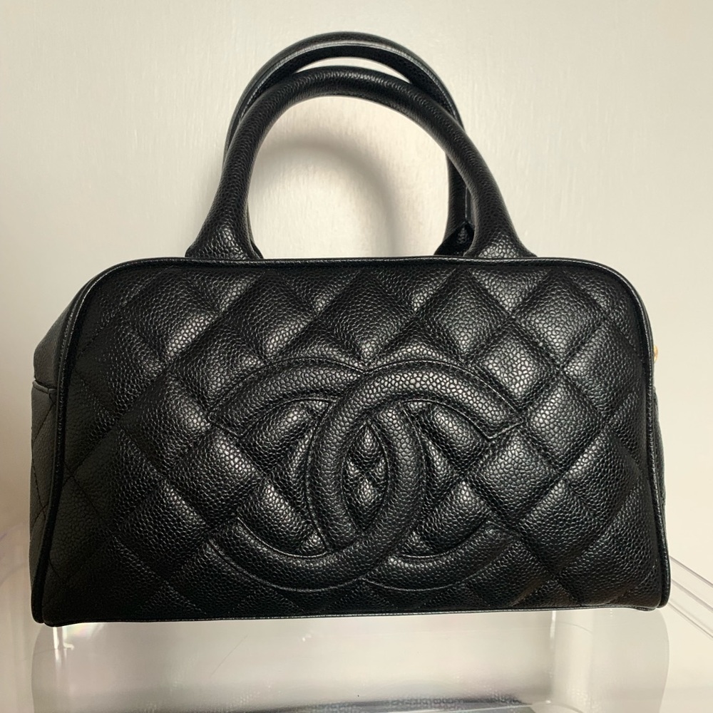 SOLD THRU DEPOP Authentic Chanel Mini Boston Bag